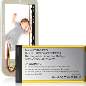 for Infant Optics DXR-8 PRO and PRO SS Rechargeable Battery, 3500mAh High Rechargeable Battery,Upgrading Capacity and Security,NOT for DXR-8 Model