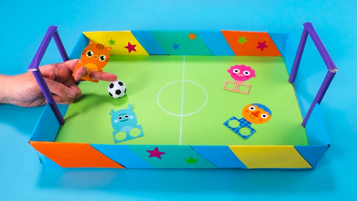 DIY Soccer Field Craft for Kids DIY Soccer Field Craft for Kids